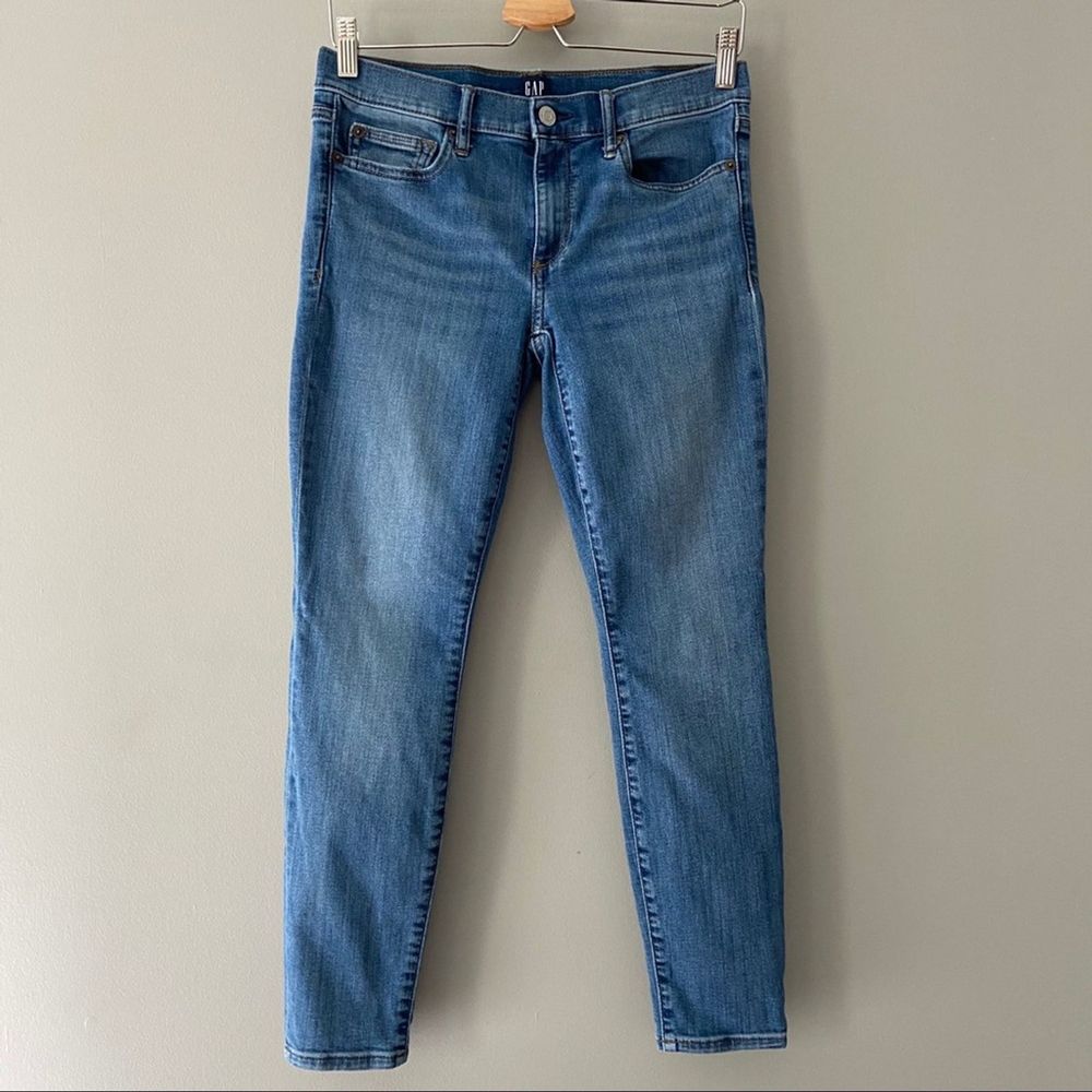 Gap Denim Mid-Rise True Skinny Jeans 29 Petite